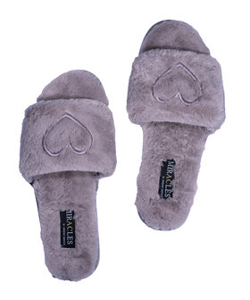 Miracles slippers grijs