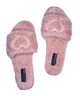Miracles slippers pink love