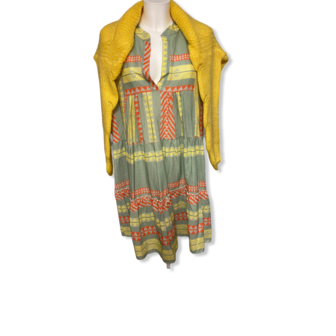 Dames Jurk Aztec Green