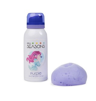4 All Seaons Shower Foam Purple Mermaid