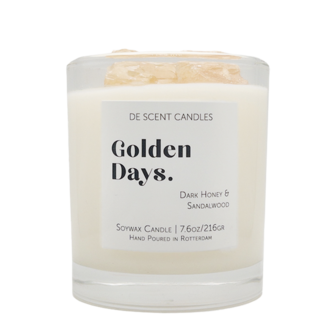 De Scent Golden Days Geurkaars