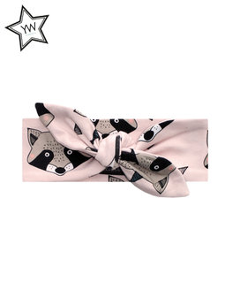 Your Wishes Headband Raccoon Pink