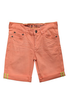 Jumping The Couch Short Denim Orange 