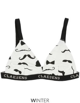 Claesen&#039;s SET Bra Top + 2 boxers Moustache