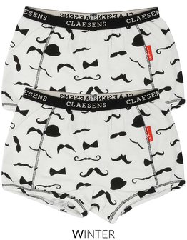 Claesen&#039;s SET Bra Top + 2 boxers Moustache