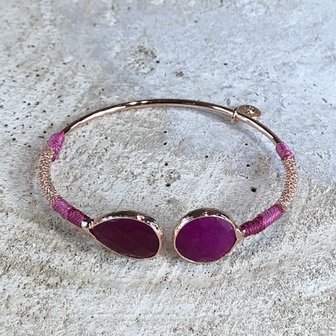 Miracles Armband Dorien Fuchsia bij CEMALI