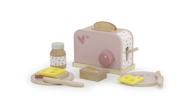 Label Label Toaster Pink