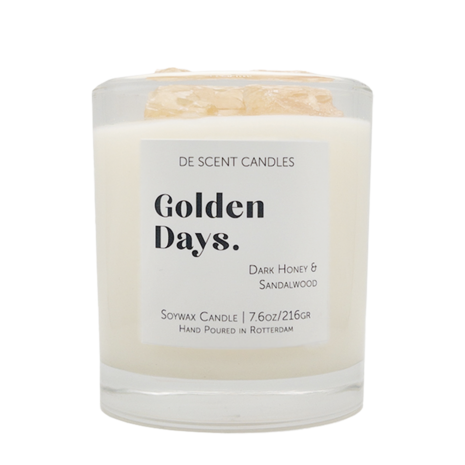 De Scent Golden Days Geurkaars