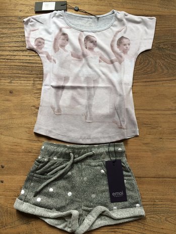 Emoi t-shirt ballerina rij