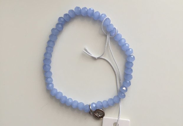 Miracles by Annelien Coorevits Armband Kids Elena opaalblauw