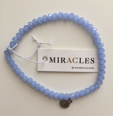 Armband lichtblauw opaal Miracles by Annelien Coorevits. Nu bij CEMALI webshop.