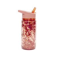Drinkfles Glitter Peach Blossom