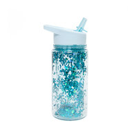 Drinkfles Glitter Dusty Aqua