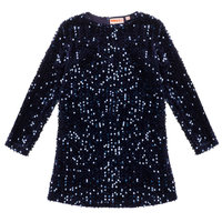 UBS2 Glitterjurk Blauw
