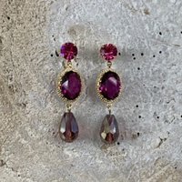 Miracles Oorringen Claire Fuchsia