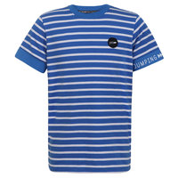 Jumping The Couch t-shirt gestreept blauw