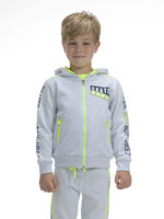 UBS2 Cardigan Hoody grijs fluo