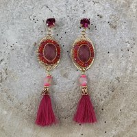 Miracles Oorringen Pink Stassel