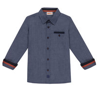 UBS2 Hemd Blue Orange Boys