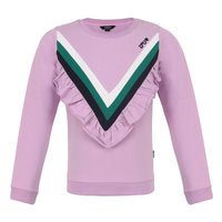 Little Miss Juliette Sweater Ruffle Lila