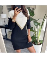 Dames Sweaterdress Black TU