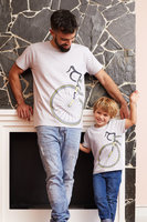 UBS2 T-shirt papi fiets