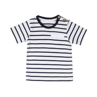Ducky Beau T-shirt Striped Navy