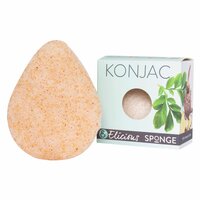 Elicious Konjac gezichtsspons Walnoot 