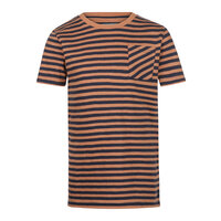 No Way Monday T-shirt striped terra