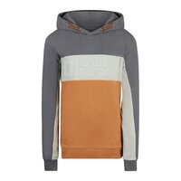 No Way Monday Sweater Hoody Grey Camel