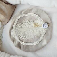 Pietenmuts De Luxe Beige met staf