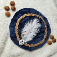 Pietenmuts De Luxe Blauw met staf