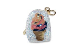 Miracles Portemonnee Sleutelhanger wit ijsje