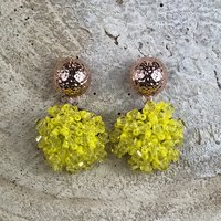 Miracles oorringen Hortense Yellow