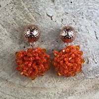 Miracles oorringen Hortense Orange