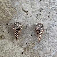 Miracles oorringen IceCream Gold