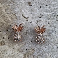 Miracles oorringen Pineapple RoseGold